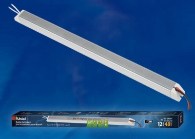 UET-VAT-048A20 12V IP20 Блок питания ультратонкий, 48Вт. Металлический корпус. TM Uniel UET-VAT-048A20 12V IP20 Блок питания ультратонкий, 48Вт. Металлический корпус. TM Uniel