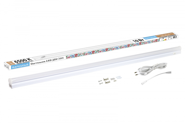Светильник LED ДПО 2001 10 Вт, 6500К, IP40, Народный Светильник LED ДПО 2001 10 Вт, 6500К, IP40, Народный
